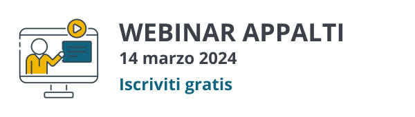 Webinar Appalti