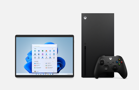 Surface Pro 8 and Xbox Series X.