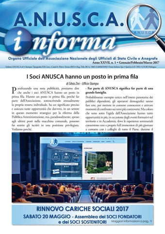 "Anteprima 01 anusca informa 2017 (gen feb mar)" publication cover image