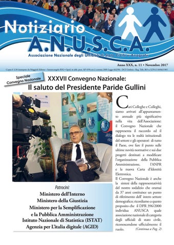 "11 notiziario novembre 2017 online" publication cover image