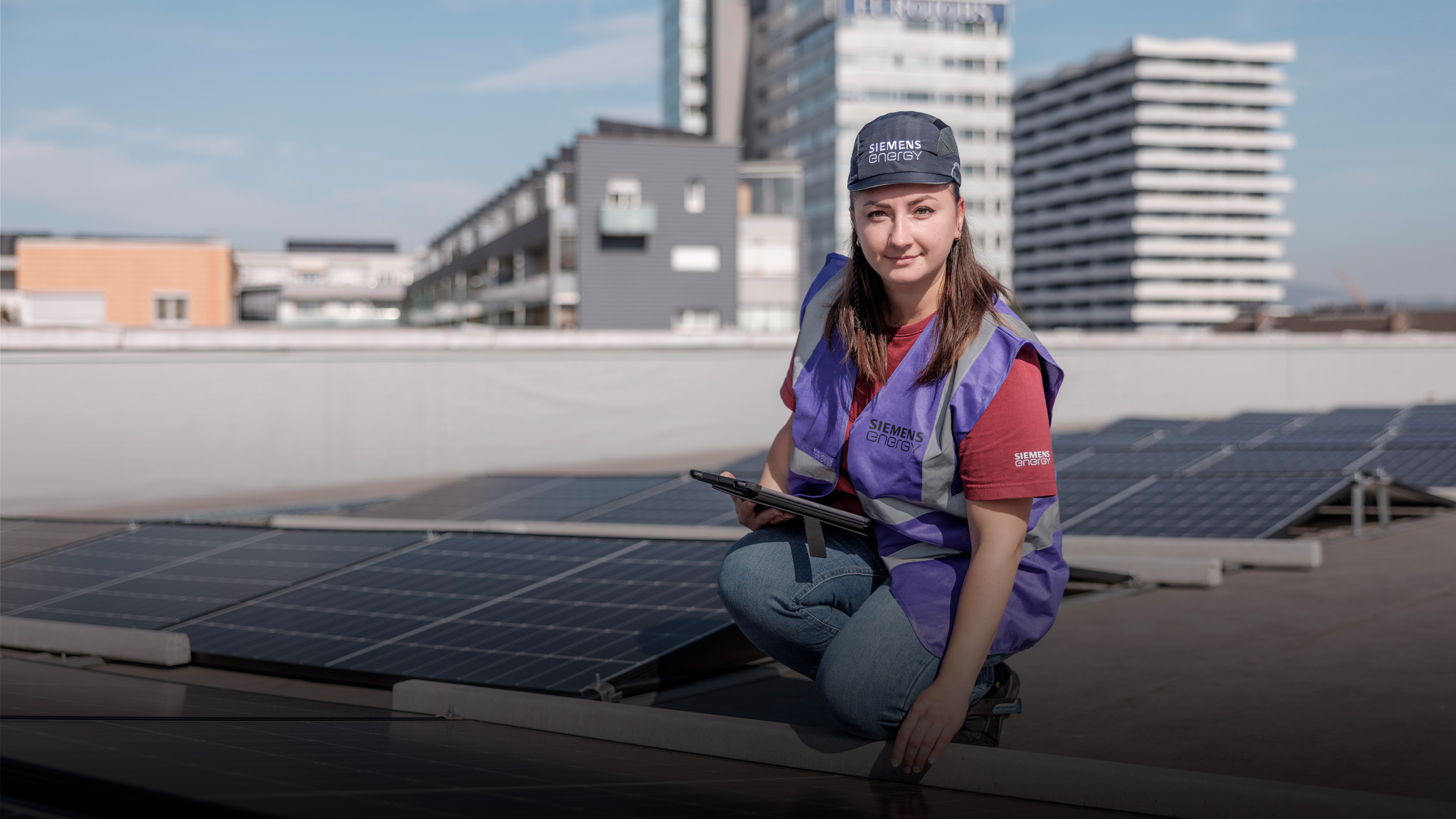 Woman worker at the Trafowerk Linz