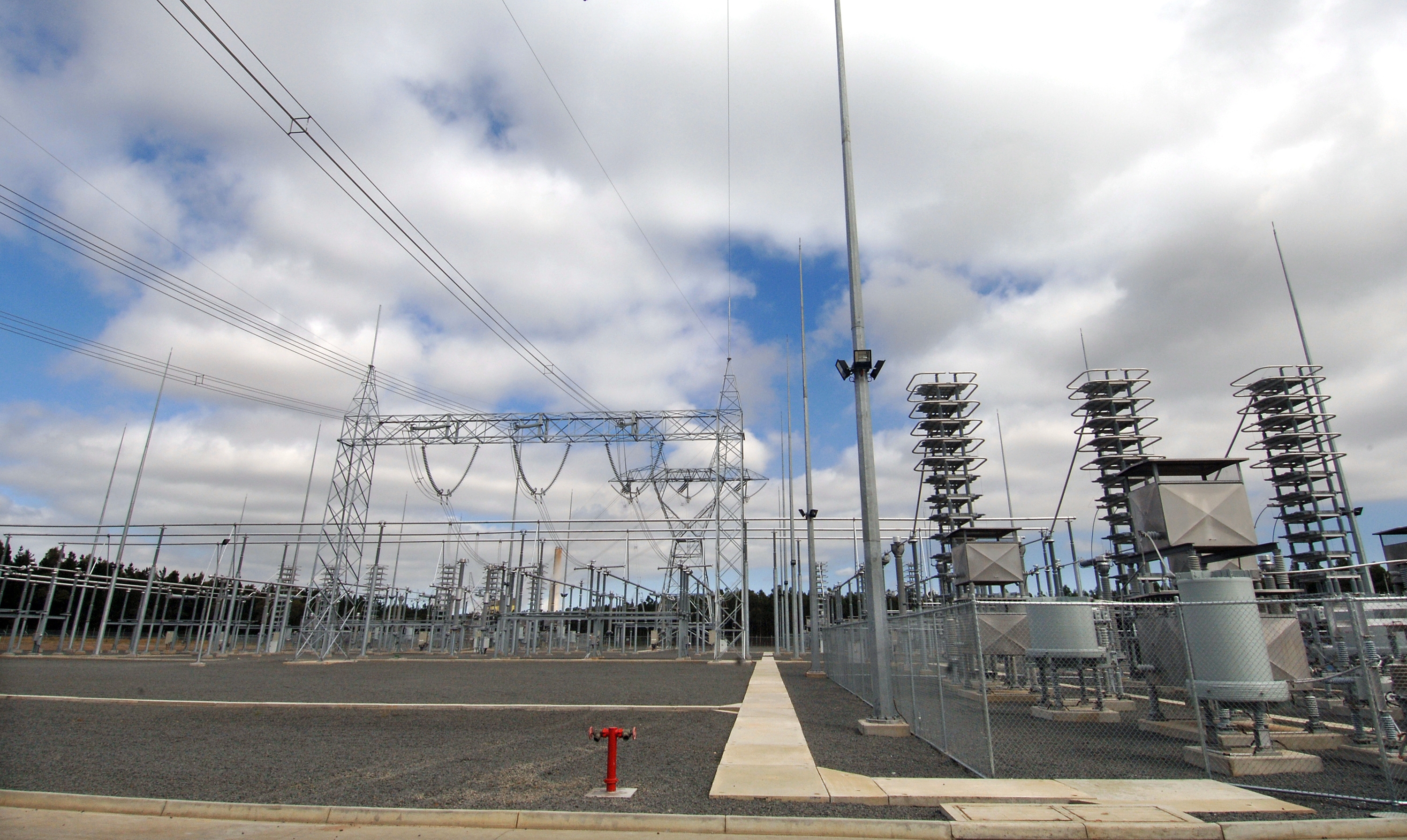 Image of converters and transmissionsystem at Basslink, Australia  