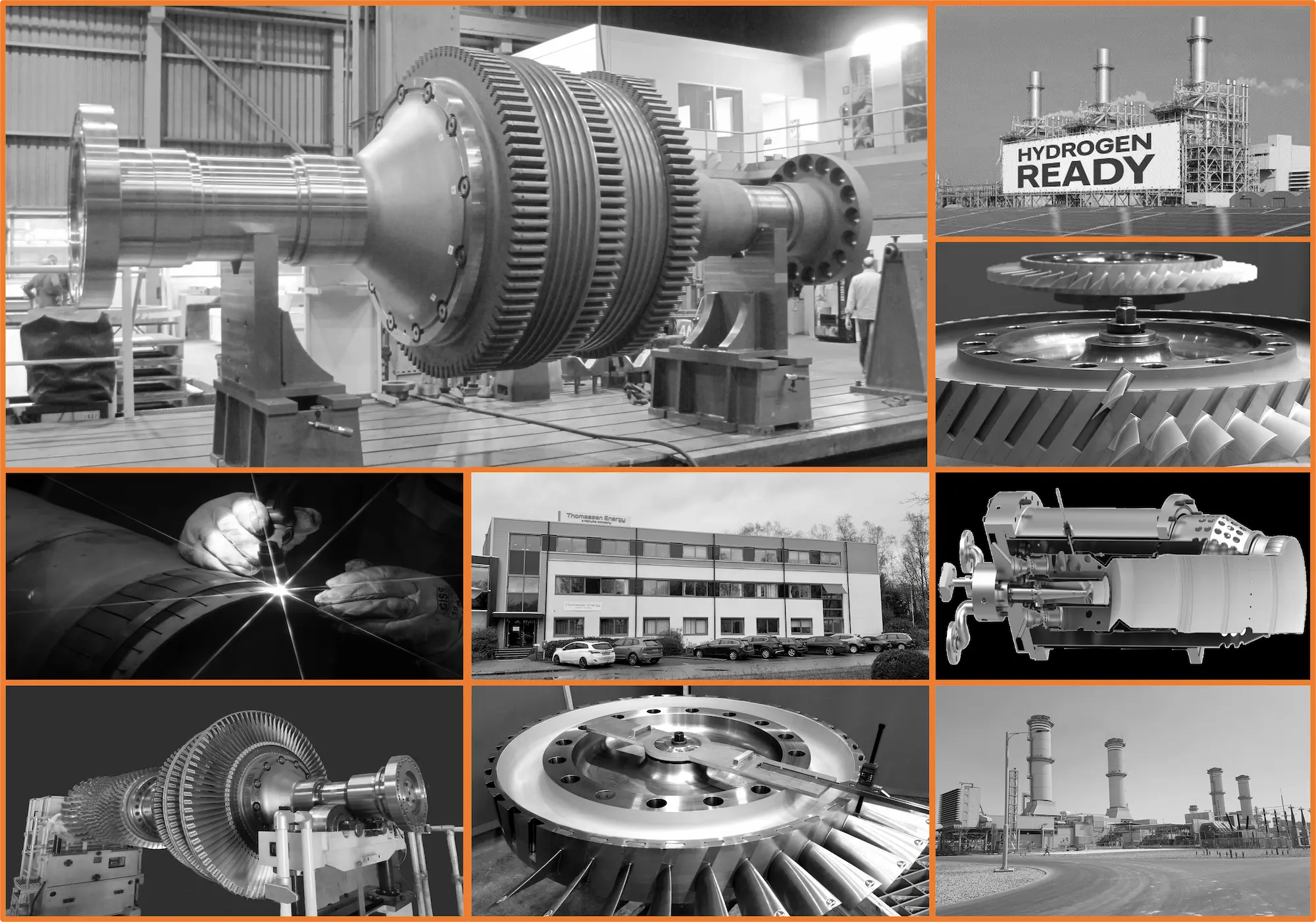 Thomassen Energy rotors and gas turbines