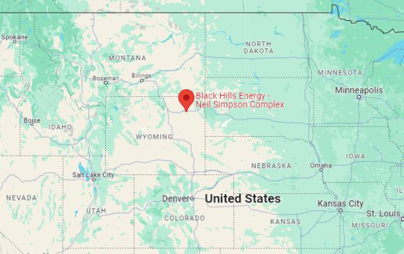 Black Hills Energy - Neil Simpson Complex Map