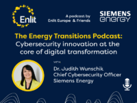 Podcast episode with Dr. Judith Wunschik, Chief Cybersecurity Officer at Siemens Energy on all things cybersecurity.