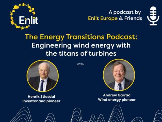 engineers talk about wind turbines and their developments over the years in the energy transition podcast