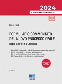 Formulario commentato del Nuovo Processo civile 2024