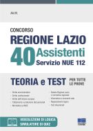 Concorso Regione Lazio 40 Assistenti Servizio NUE 112