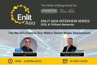 Recording: Enlit Asia Interview Series: The world’s fastest one million smart meter deployment