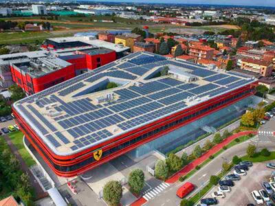 Ferrari revs up renewables with solar on roof of headquarters