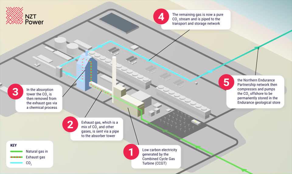 The working of NZT Power - a lighthouse example of a partnership approach to CCUS.