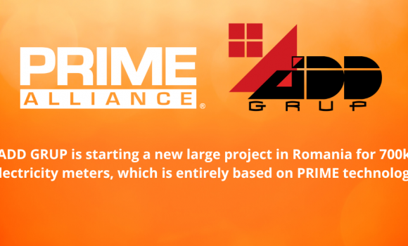 ADD Grup is starting a new large project in Romania for 700k electricity meters (PRIME Technology)